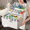 3 Layer Foldable Medicine Storage Box Large Capacity Organizer With Compartments 7