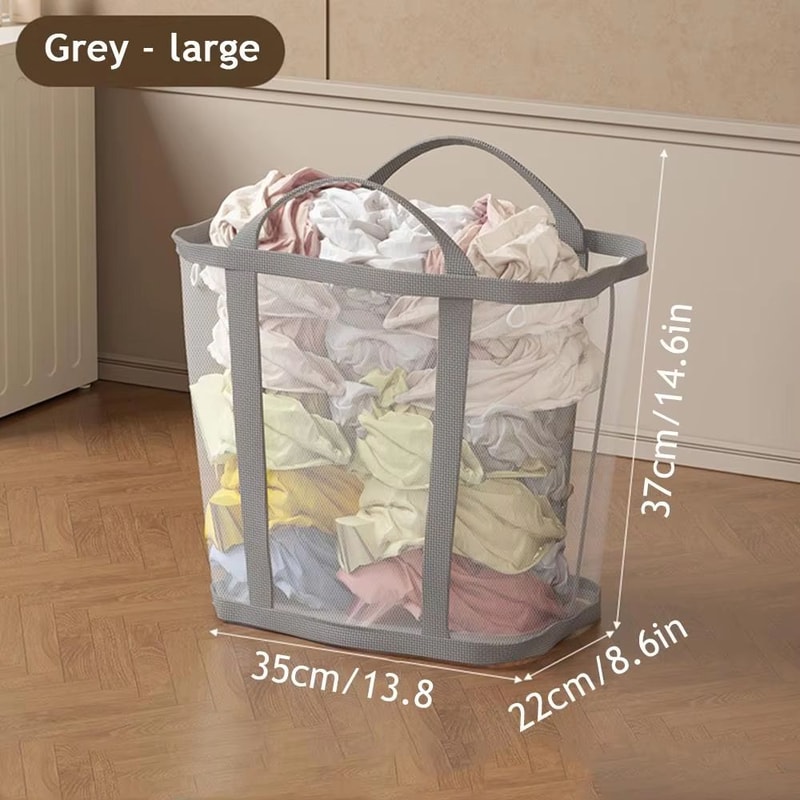 FlexiFold Laundry Basket Bag With Handles For Clothes And Toy Storage 7