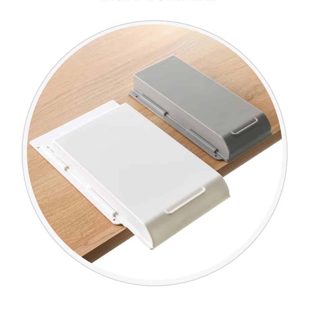 SlideHide Self Adhesive Under Desk Drawer Organizer For Hidden Storage 1