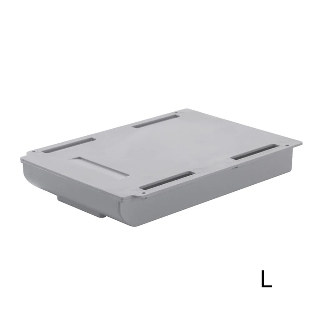 SlideHide Self Adhesive Under Desk Drawer Organizer For Hidden Storage 4
