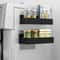 MagniStore Punch Free Magnetic Refrigerator Storage Rack Set For Kitchen And Bathroom 1