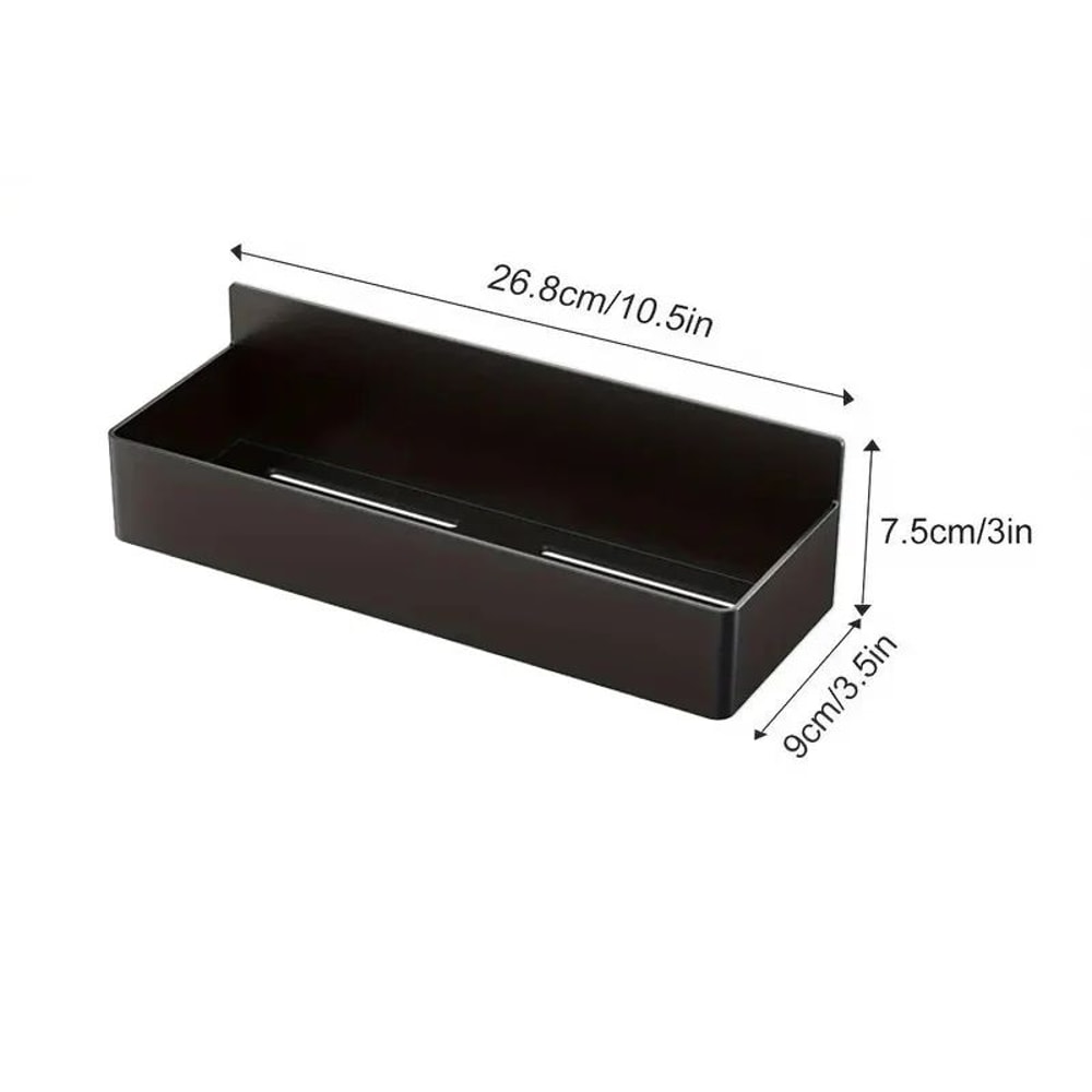 MagniStore Punch Free Magnetic Refrigerator Storage Rack Set For Kitchen And Bathroom 5