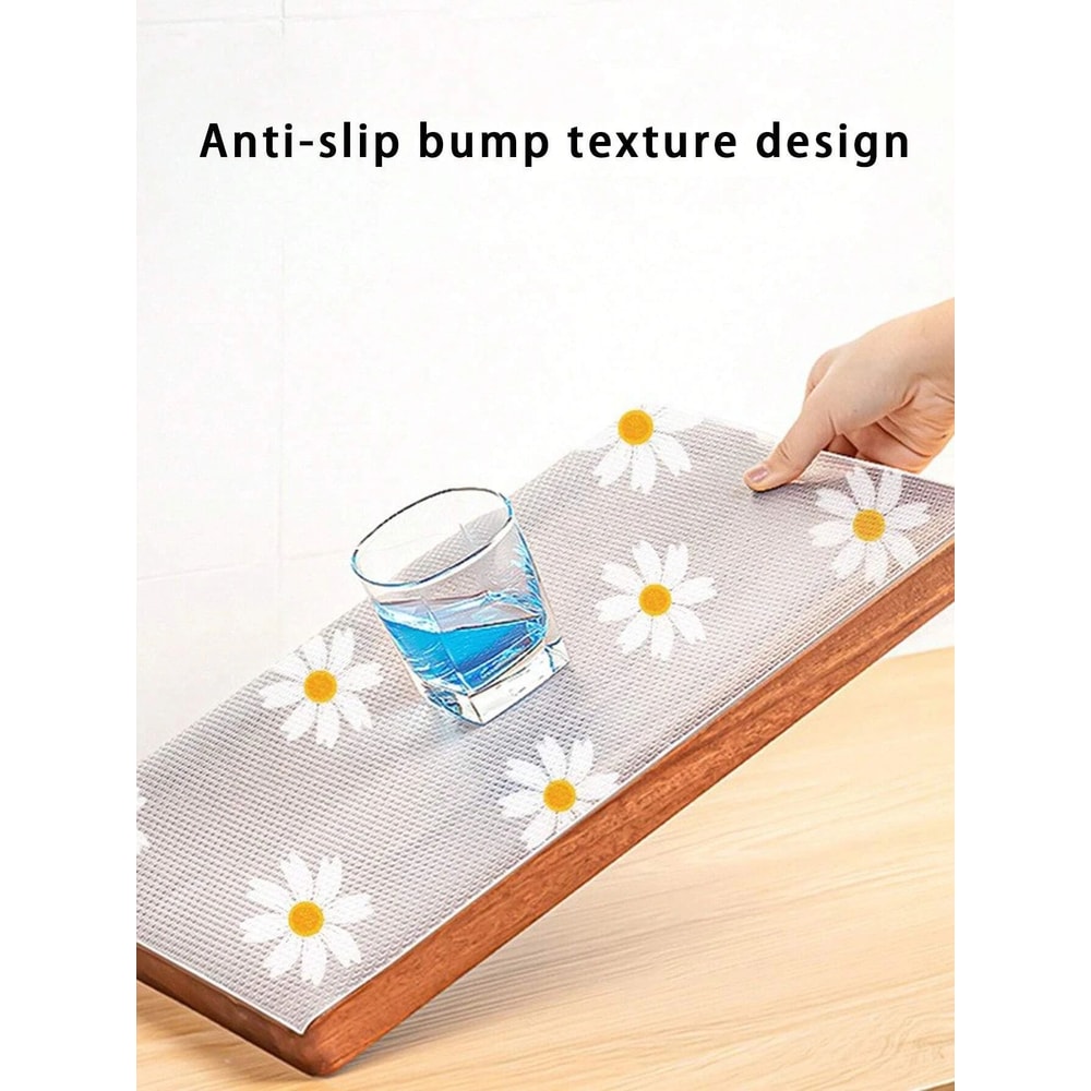 FreshGuard EVA Waterproof Shelf Liner Roll For Cabinets Drawers And Fridge 3