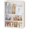 ClearView Multi Layer No Drill Bathroom Organizer Cabinet With Removable Shelves 5