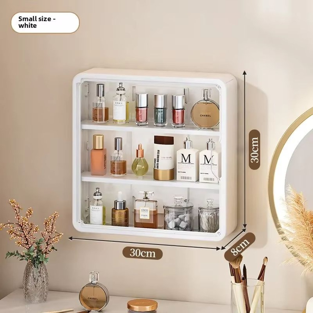 ClearView Multi Layer No Drill Bathroom Organizer Cabinet With Removable Shelves 6