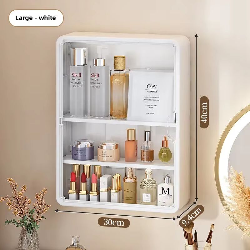 ClearView Multi Layer No Drill Bathroom Organizer Cabinet With Removable Shelves 7