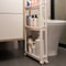 SlimSlide Behind Door Storage Cabinet Trolley For Bathroom And Kitchen 2