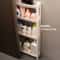 SlimSlide Behind Door Storage Cabinet Trolley For Bathroom And Kitchen 4