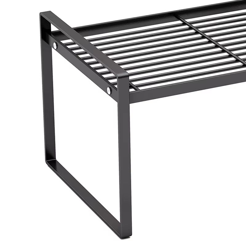 SteelFlow Over Sink Dish Drying Rack With Cutlery Holder And Storage Shelf 4