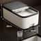 GrainGuard Airtight Rice Storage Container With Measuring Cup And Large Capacity Seal 9