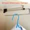SlideRail Adjustable Foldable Pull Out Closet Rod For Wardrobe Space Saving Storage 4