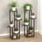 Multi Tier Wooden Plant Stand Indoor Flower Shelf Rack For Multiple Pots 0