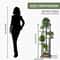 Multi Tier Wooden Plant Stand Indoor Flower Shelf Rack For Multiple Pots 2
