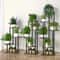 Multi Tier Wooden Plant Stand Indoor Flower Shelf Rack For Multiple Pots 4