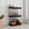 Multi Layer Kitchen Spice Rack Corner Countertop Organizer Shelf 4