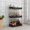 Multi Layer Kitchen Spice Rack Corner Countertop Organizer Shelf 4