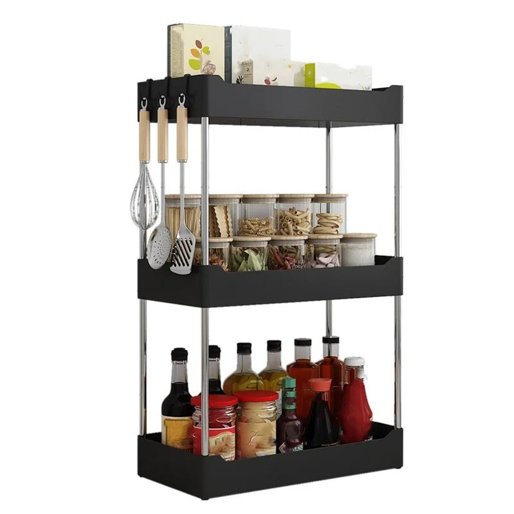 Multi Layer Kitchen Spice Rack Corner Countertop Organizer Shelf 5