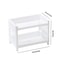 Minimalist Double Layer Desktop Storage Rack Plastic Organizer Shelf 1