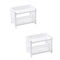 Minimalist Double Layer Desktop Storage Rack Plastic Organizer Shelf 6