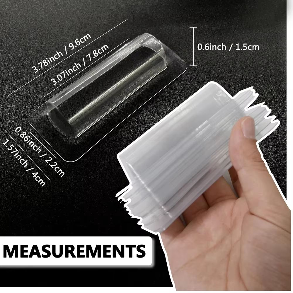 50pcs Transparent Plastic Dome Money Holder Waterproof DIY Gift Card Pouches 5