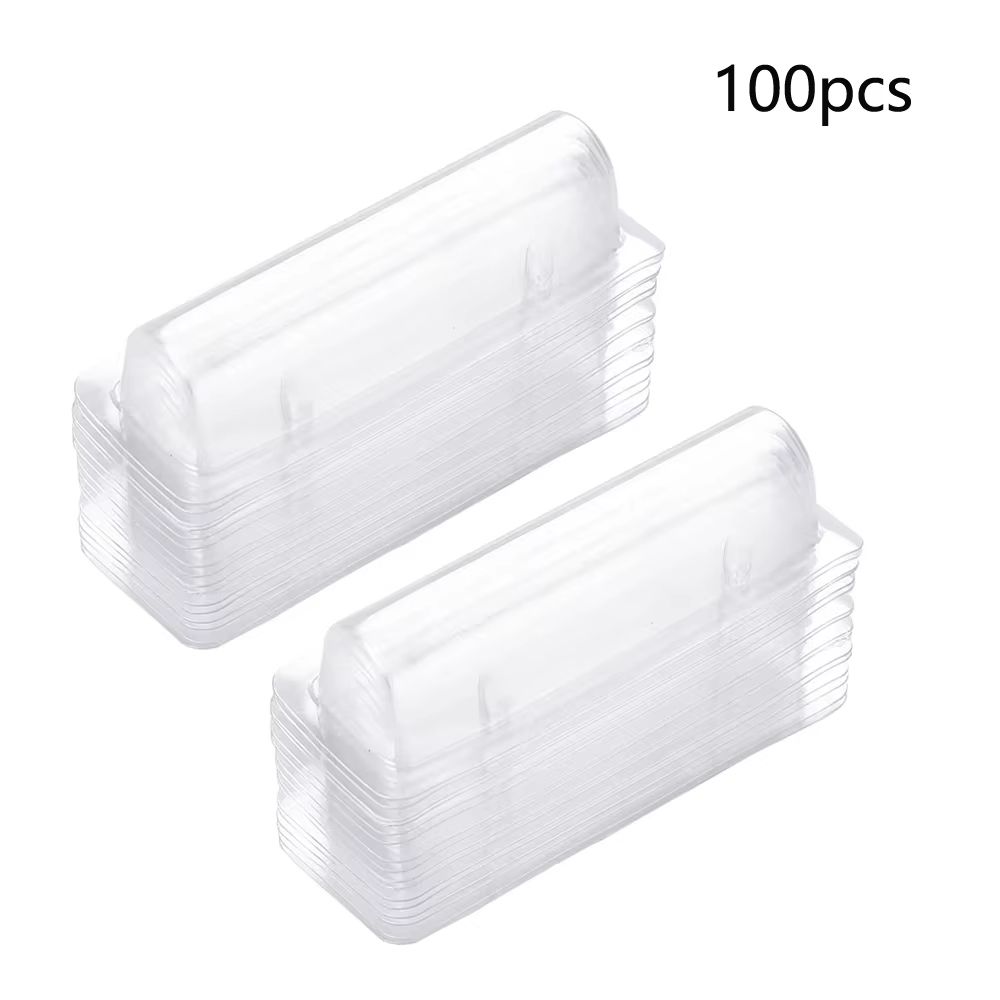 50pcs Transparent Plastic Dome Money Holder Waterproof DIY Gift Card Pouches 8