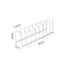 Stainless Steel Dish Rack Organizer With Pot Lid Holder Kitchen Storage Stand 8