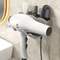 AirFlow Wall Mount Hair Dryer Holder With No Drill Bathroom Storage Rack 0