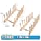 FlexiWood Multi Purpose Plate And Pot Lid Organizer Rack For Kitchen Storage 11