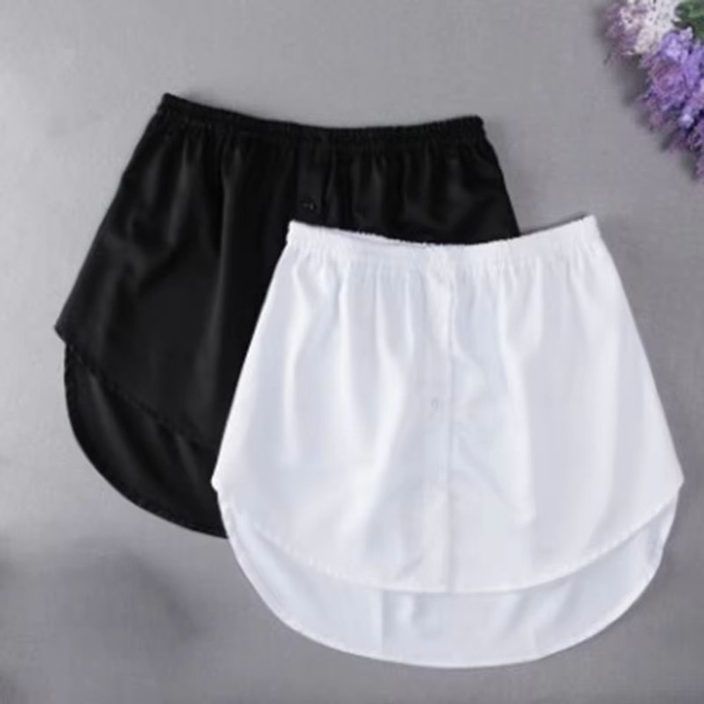 Adjustable Shirt Extender For Women Layered Faux Hem Underskirt 3