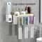 FreshWall Multifunctional Toothbrush Holder With Toothpaste Dispenser And Mug Organizer 1