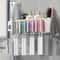 FreshWall Multifunctional Toothbrush Holder With Toothpaste Dispenser And Mug Organizer 4