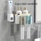 FreshWall Multifunctional Toothbrush Holder With Toothpaste Dispenser And Mug Organizer 6