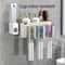FreshWall Multifunctional Toothbrush Holder With Toothpaste Dispenser And Mug Organizer 7