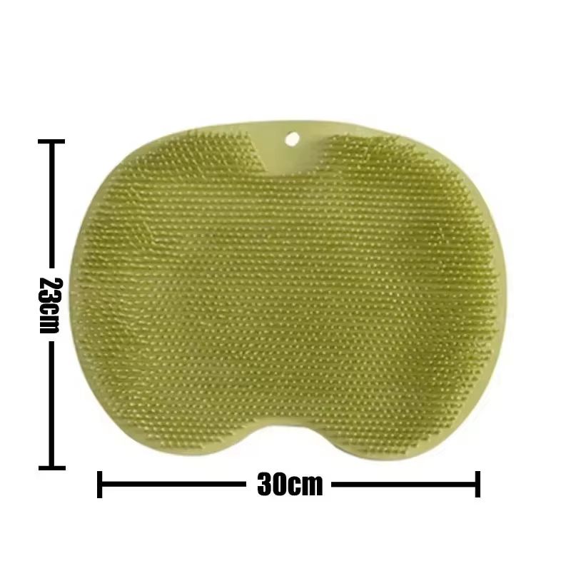 Silicone Foot Scrubber Mat Wall Mounted Shower Back And Foot Massage Cleaner 9