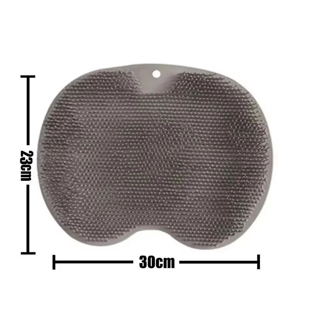 Silicone Foot Scrubber Mat Wall Mounted Shower Back And Foot Massage Cleaner 10