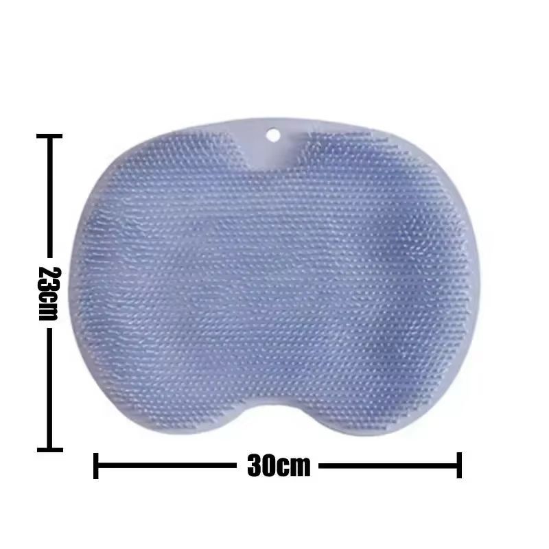 Silicone Foot Scrubber Mat Wall Mounted Shower Back And Foot Massage Cleaner 7