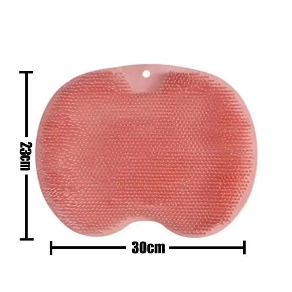 Silicone Foot Scrubber Mat Wall Mounted Shower Back And Foot Massage Cleaner 8