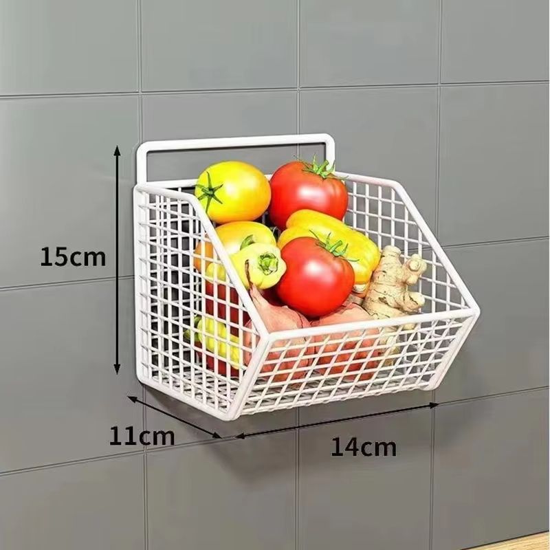 FreshGrid Wall Mounted Wire Basket Organizer For Fruits Vegetables And Kitchen Storage 6