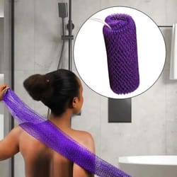 african net sponge exfoliating bath mesh deep cleansing body scrubber