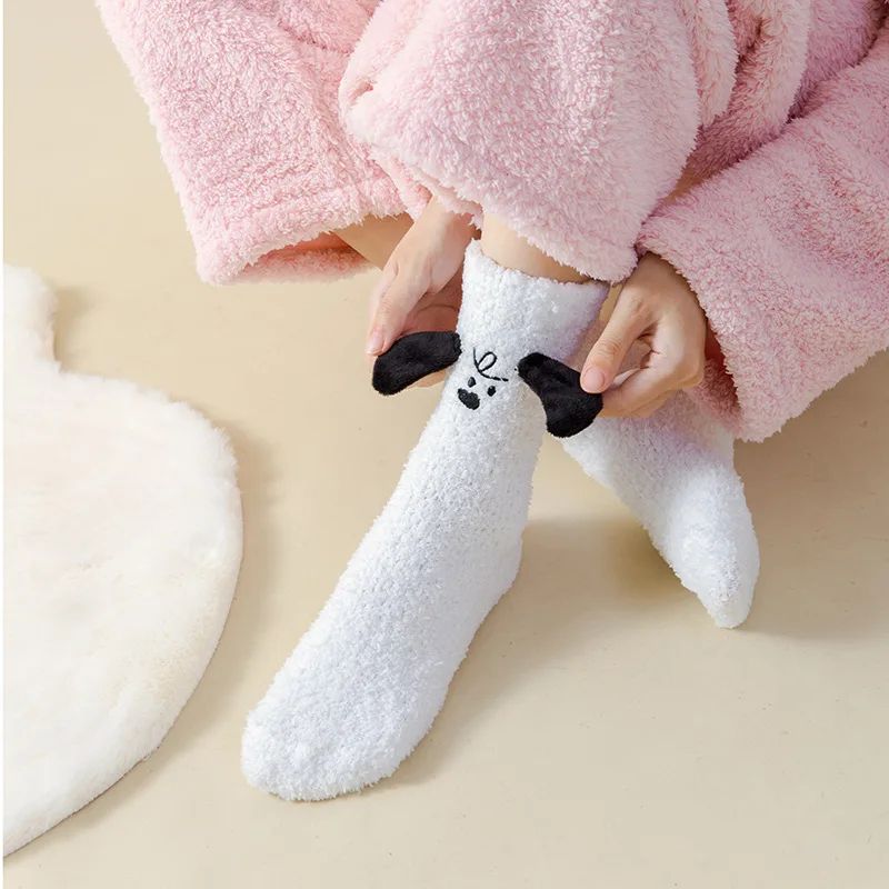 CozyCharm Kawaii Winter Slipper Socks For Warm Sleeping And Home Comfort 4