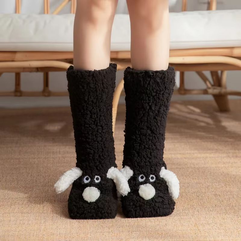 CozyCharm Kawaii Winter Slipper Socks For Warm Sleeping And Home Comfort 8