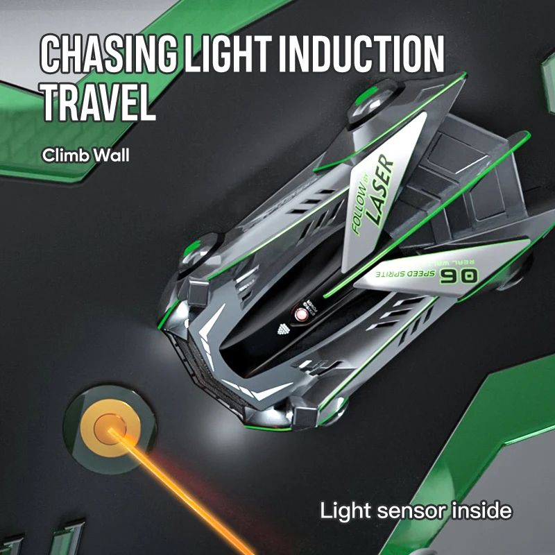 Wall Climbing RC Car Light Chasing Remote Control Anti Gravity Racing Toy 2