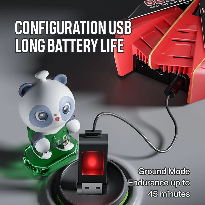 Wall Climbing RC Car Light Chasing Remote Control Anti Gravity Racing Toy 3