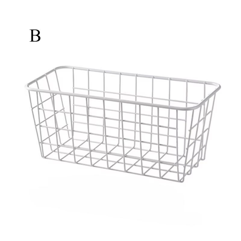 Punch Free Kitchen Cabinet Storage Rack Wall Mounted Plastic Wrap Organizer 7