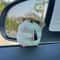 Cute Hamster Car Dashboard Ornament Straw Hat Mini Interior Decoration 5