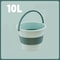 Collapsible Silicone Bucket Portable Folding Water Bucket With Lid For Camping Car Wash And Outdoor 6