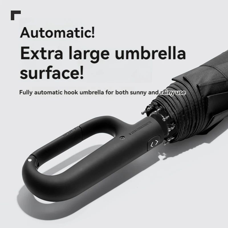 20 Rib Automatic Windproof Umbrella Extra Large Folding Sun And Rain Protection 1