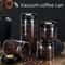 Manual Vacuum Coffee Storage Jar Borosilicate Glass Airtight Moisture Proof Container 1