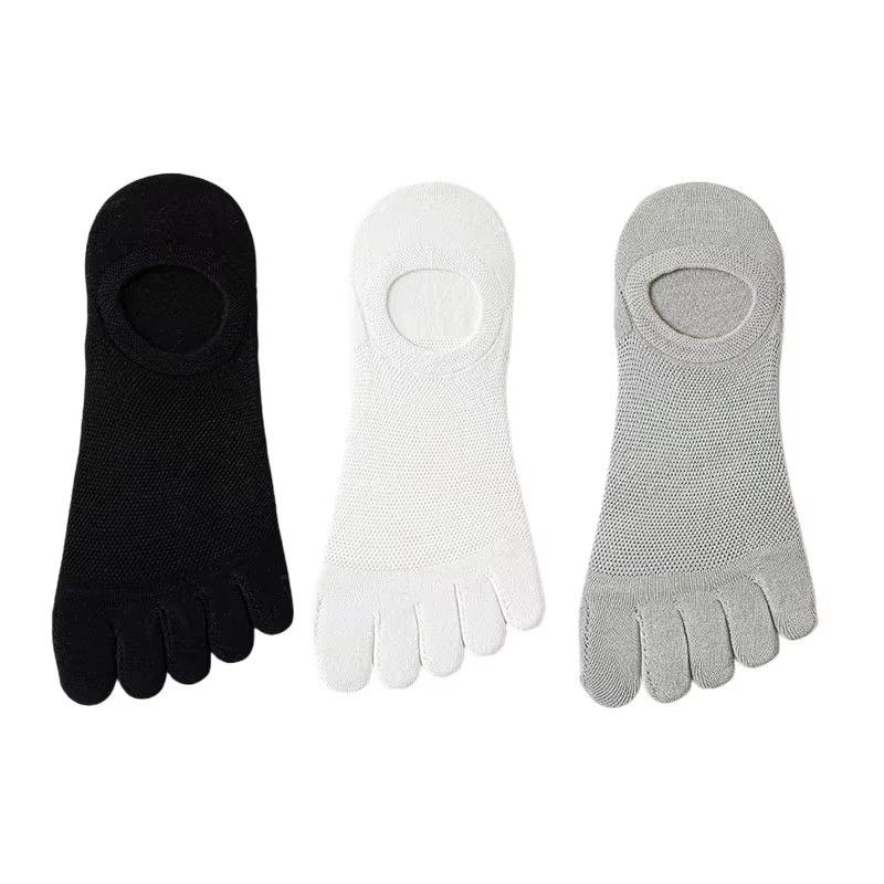 Mens Five Toe Socks Breathable Sweat Absorbing Odor Resistant Finger Socks Set 22