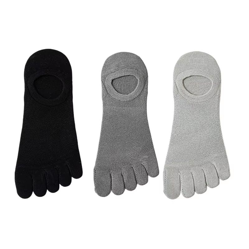 Mens Five Toe Socks Breathable Sweat Absorbing Odor Resistant Finger Socks Set 23